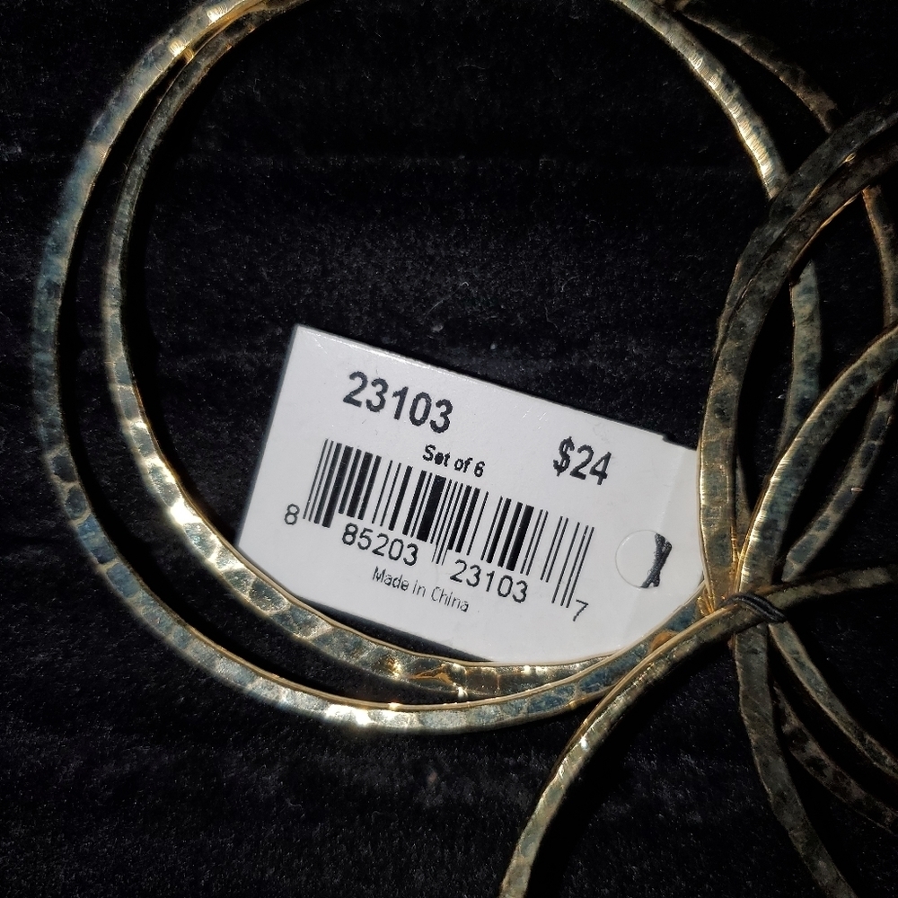 Cookie Lee 6-Pack Bracelet Set NWT - Picture 2 of 5